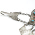 Ersari Head dress silver and white metal 47 x 9 cm - The Nomads Tent